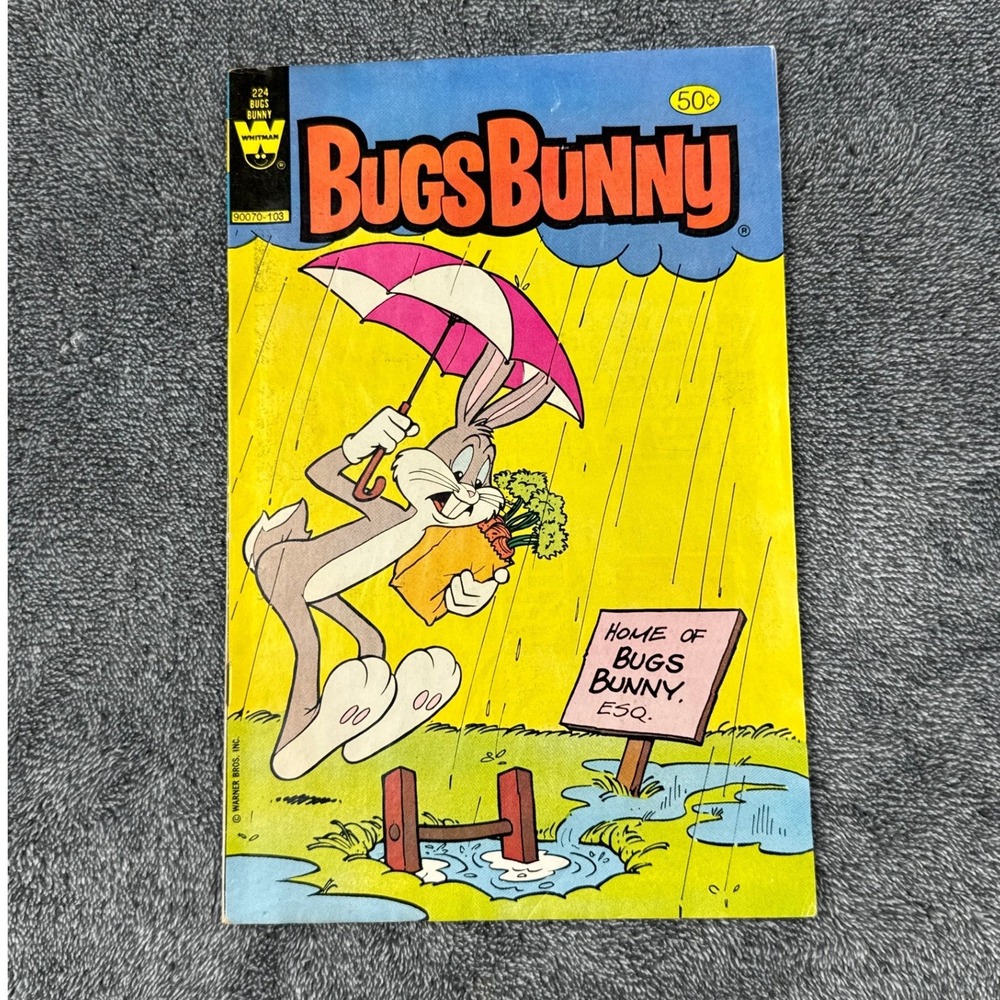 Bugs Bunny 224 Whitman Comics 1980 Vintage Looney Tunes Bronze Age 50 Cent Cover